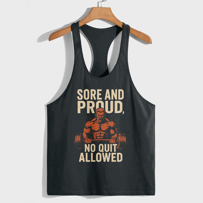 Bodybuilding Racerback Tank Top- AA06880