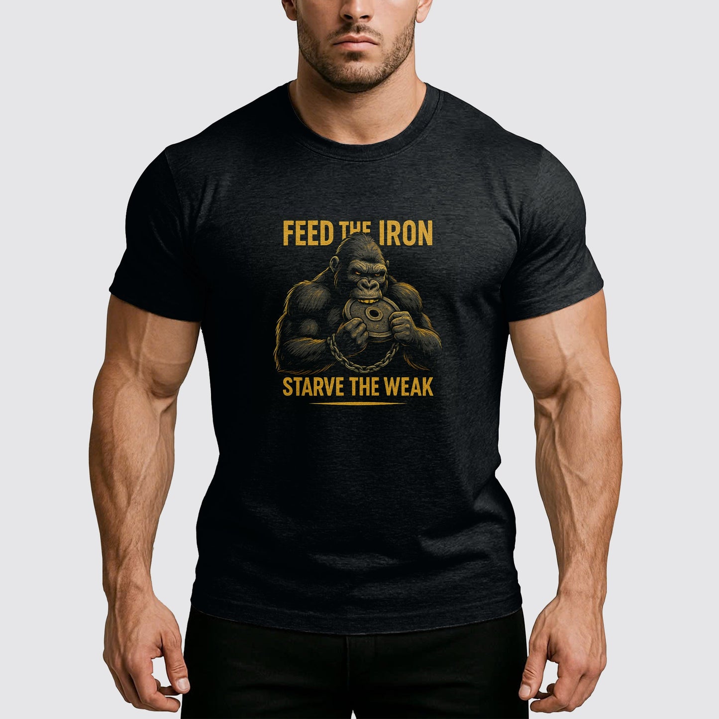 Ultimate Gym T-shirt for Men: Stay Cool and Comfy During Intense Workouts- AA06919