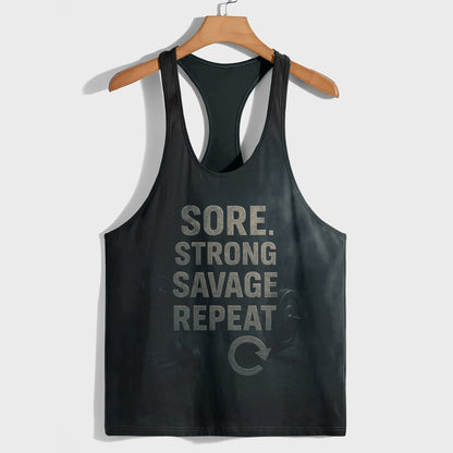 Bodybuilding Racerback Tank Top- AA06947