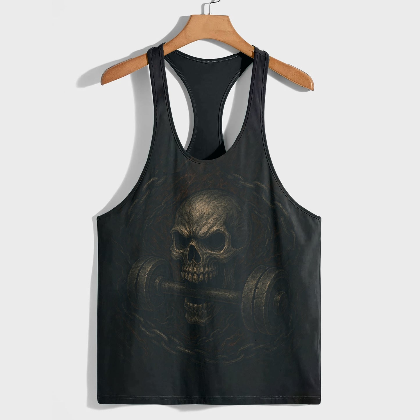 Skull 3D Racerback Tank Top- AA07217