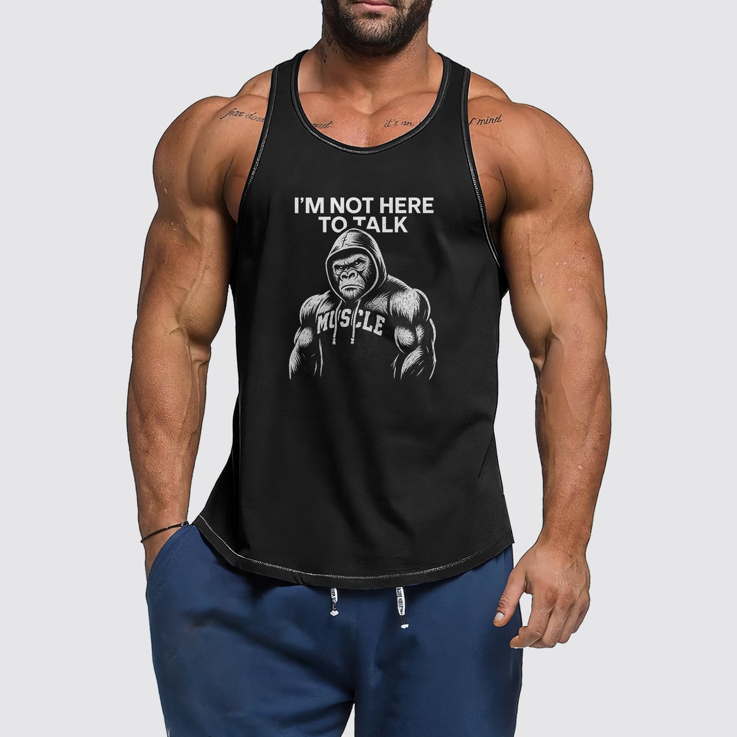 Ultimate Gym Tank Top for Men: Stay Cool and Comfy During Intense Workouts- AA07360