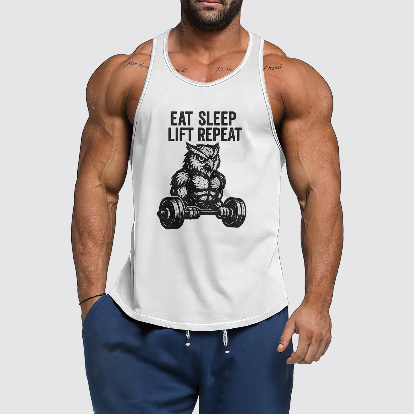 Ultimate Gym Tank Top for Men: Stay Cool and Comfy During Intense Workouts- AA07363