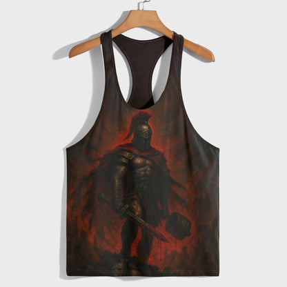Warrior Spirit 3D Racerback Tank Top- AA07427