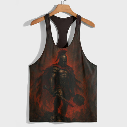Warrior Spirit 3D Racerback Tank Top- AA07427