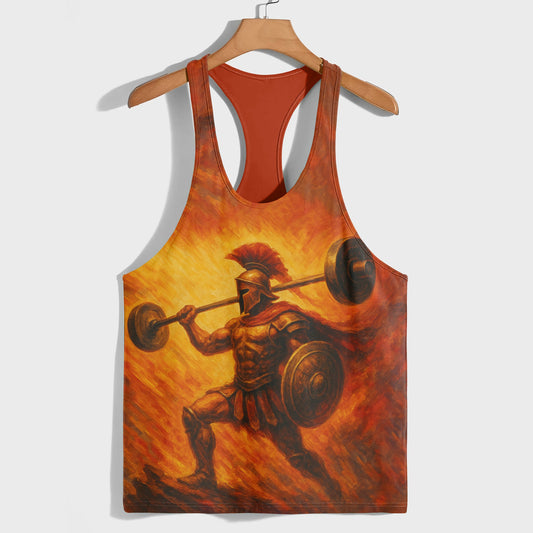 Warrior Spirit 3D Racerback Tank Top- AA07433