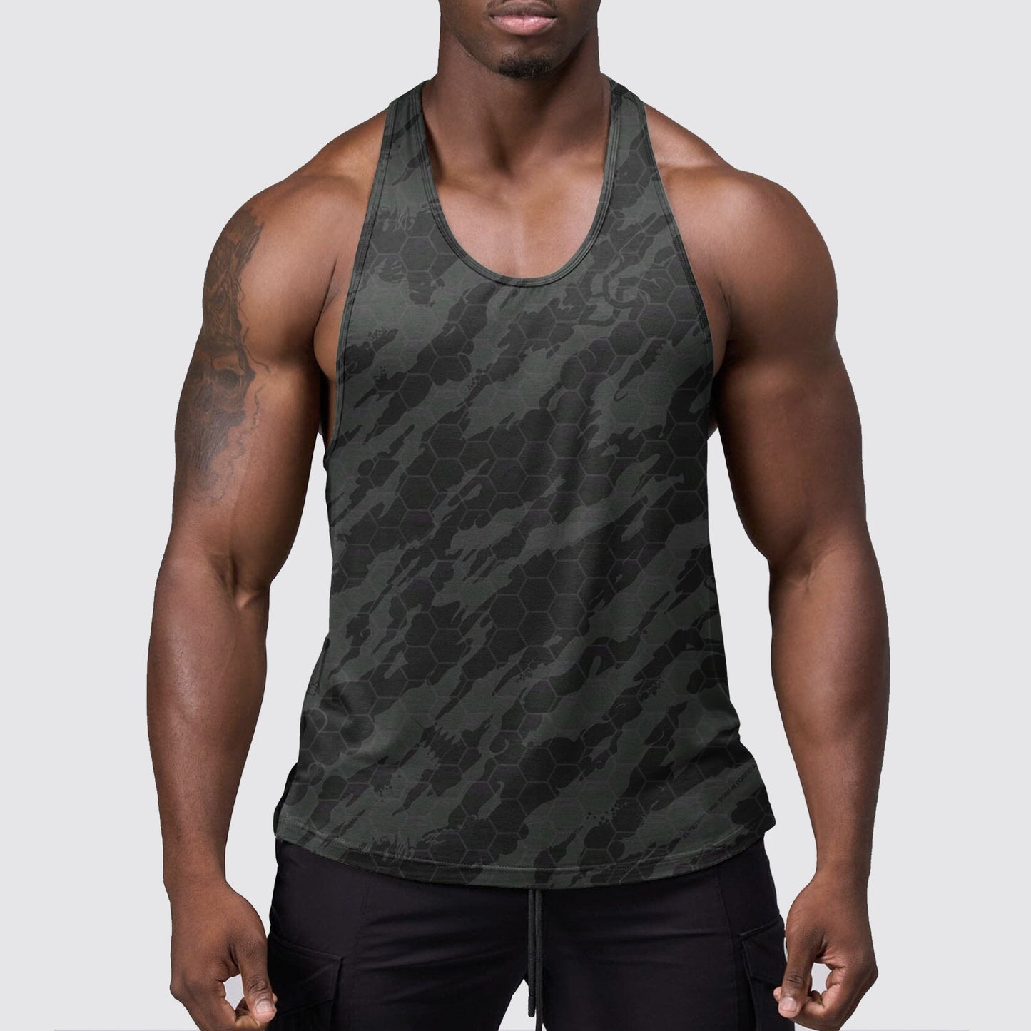 StealthFlex Camo Tank Top- Performance Fit for Bodybuilders- AA07458