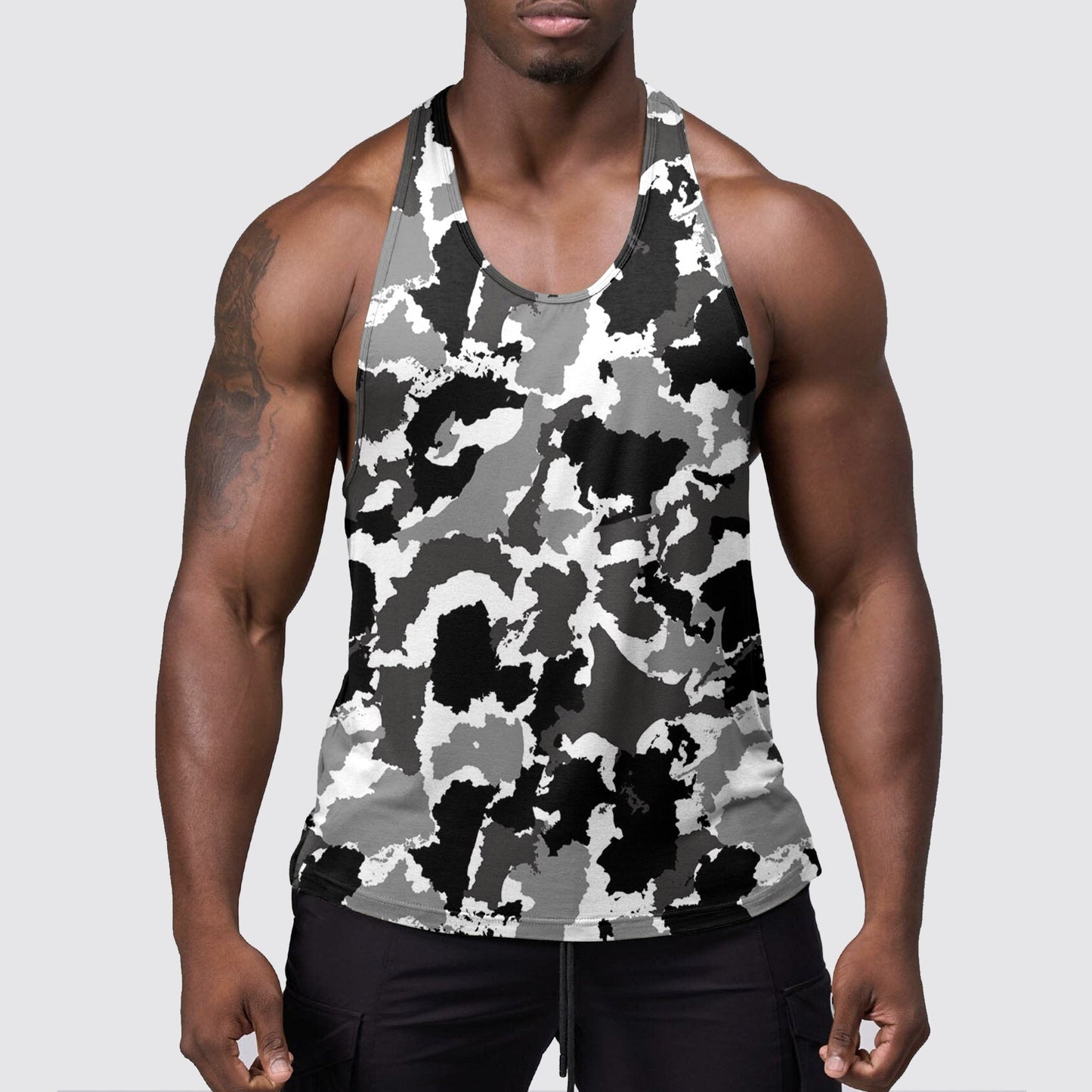 StealthFlex Camo Tank Top- Performance Fit for Bodybuilders- AA07472