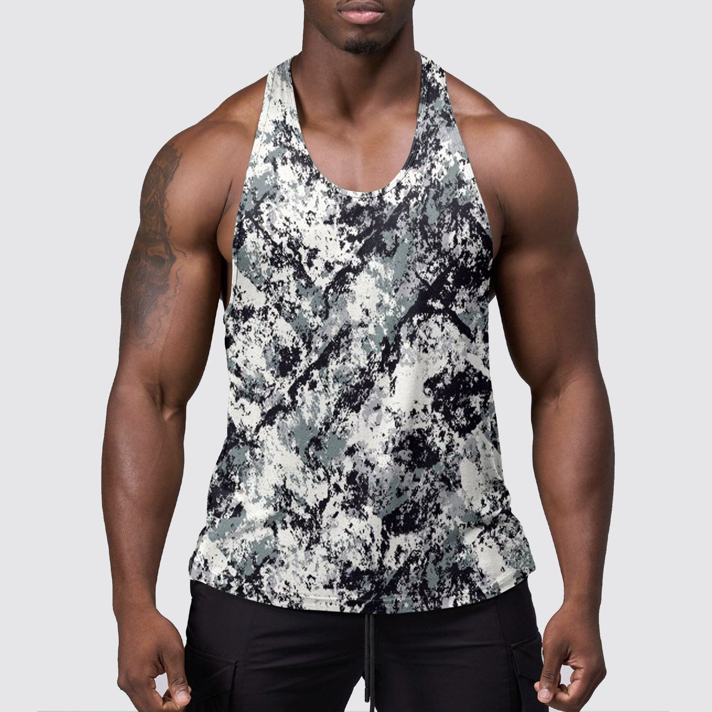 StealthFlex Camo Tank Top- Performance Fit for Bodybuilders- AA07474