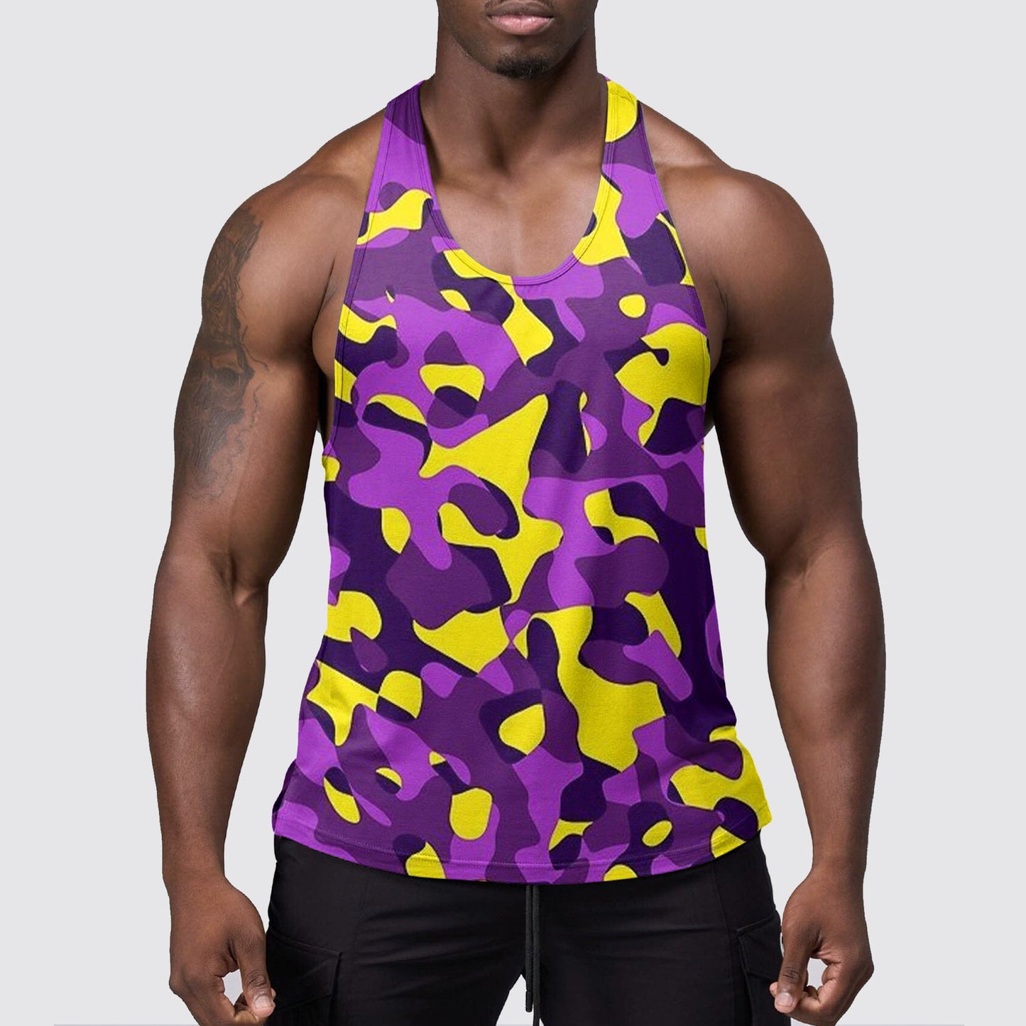 StealthFlex Camo Tank Top- Performance Fit for Bodybuilders- AA07488
