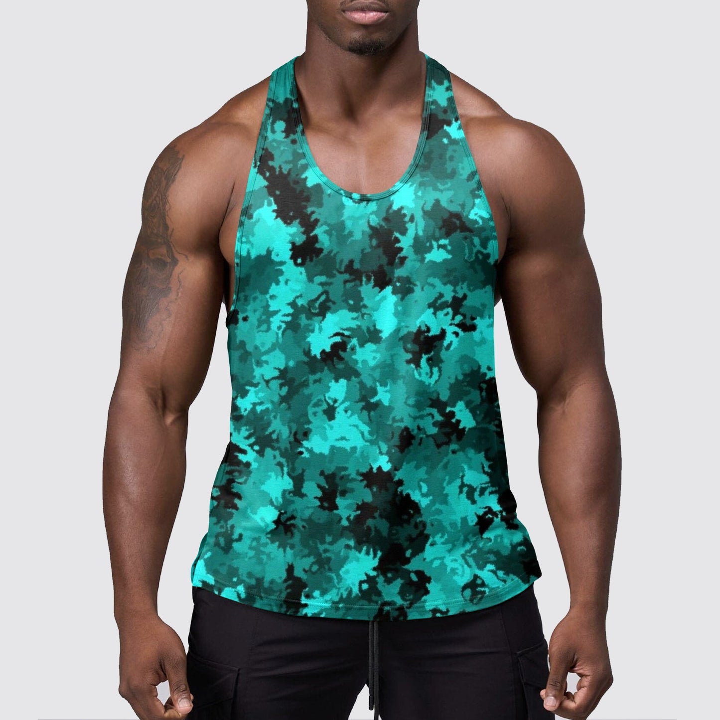 StealthFlex Camo Tank Top- Performance Fit for Bodybuilders- AA07495