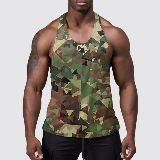 StealthFlex Camo Tank Top- Performance Fit for Bodybuilders- AA07499