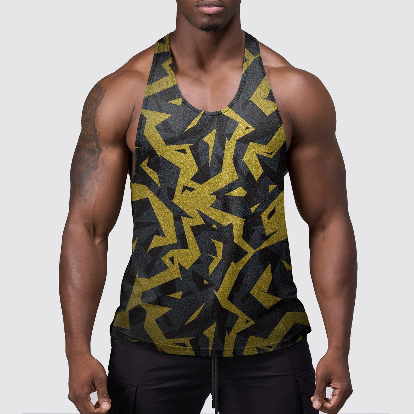 StealthFlex Camo Tank Top- Performance Fit for Bodybuilders- AA07502