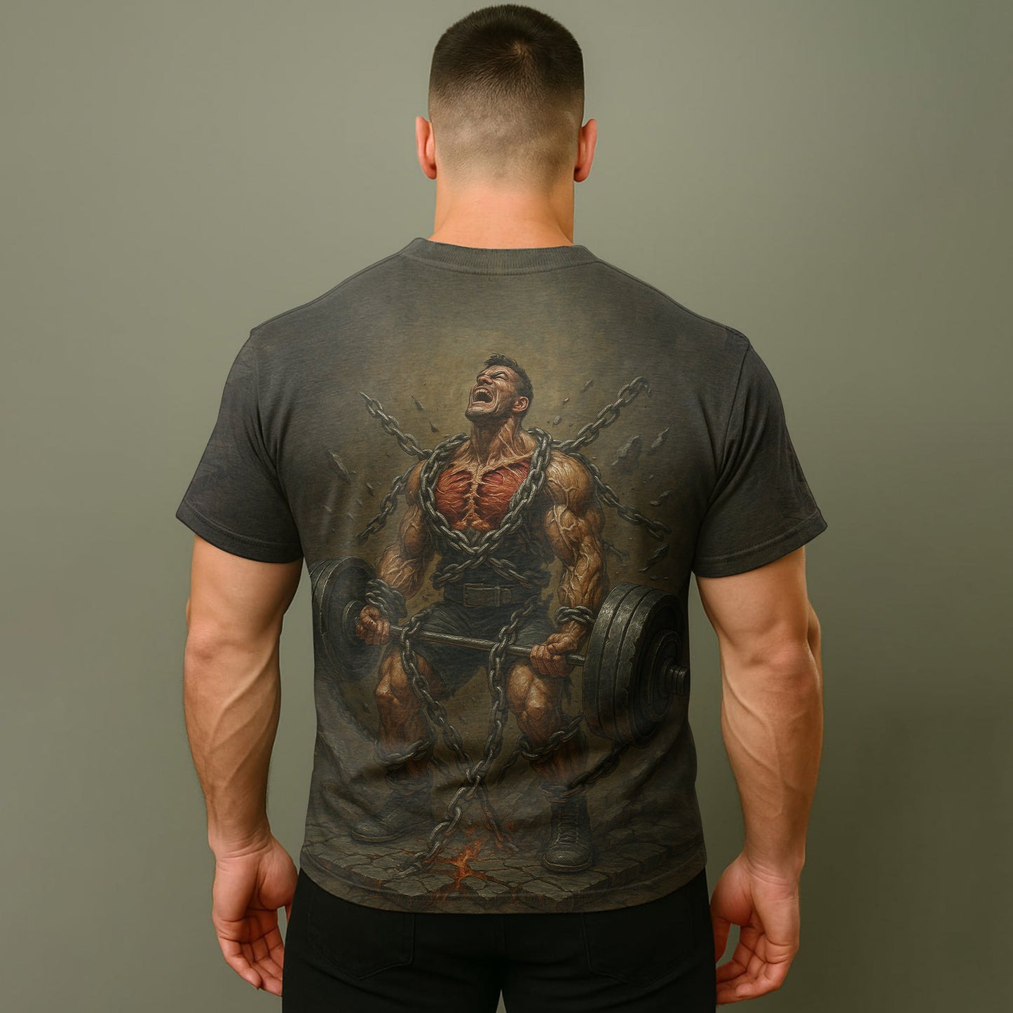 Ultimate Gym T-shirt for Men: Stay Cool and Comfy During Intense Workouts- AA07504