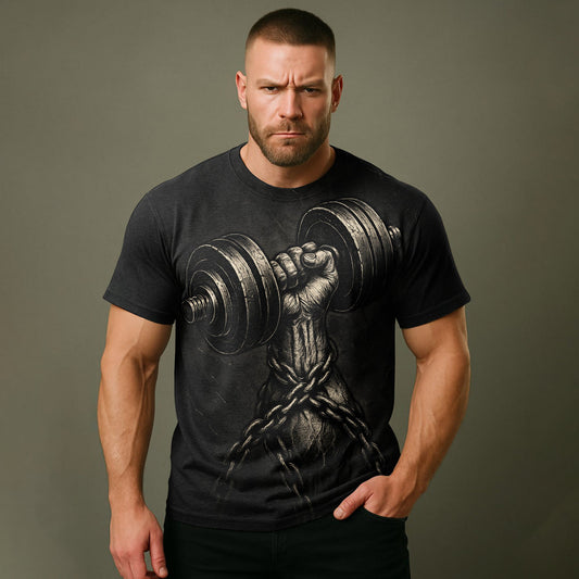 Ultimate Gym T-shirt for Men: Stay Cool and Comfy During Intense Workouts- AA07514