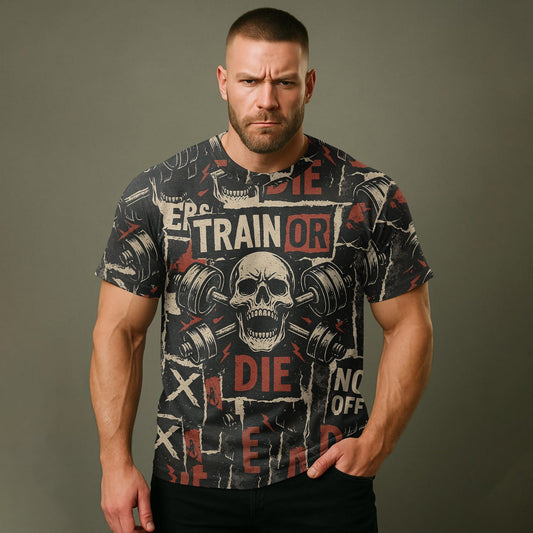 Ultimate Gym T-shirt for Men: Stay Cool and Comfy During Intense Workouts- AA07519