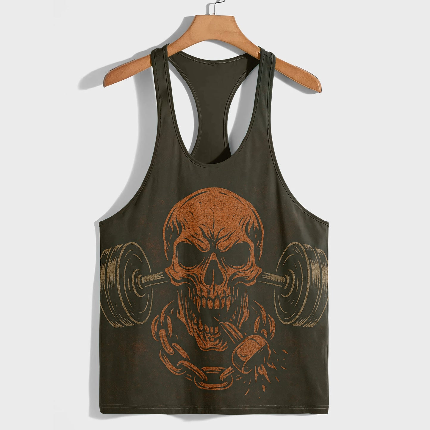 Skull 3D Racerback Tank Top- AA07561