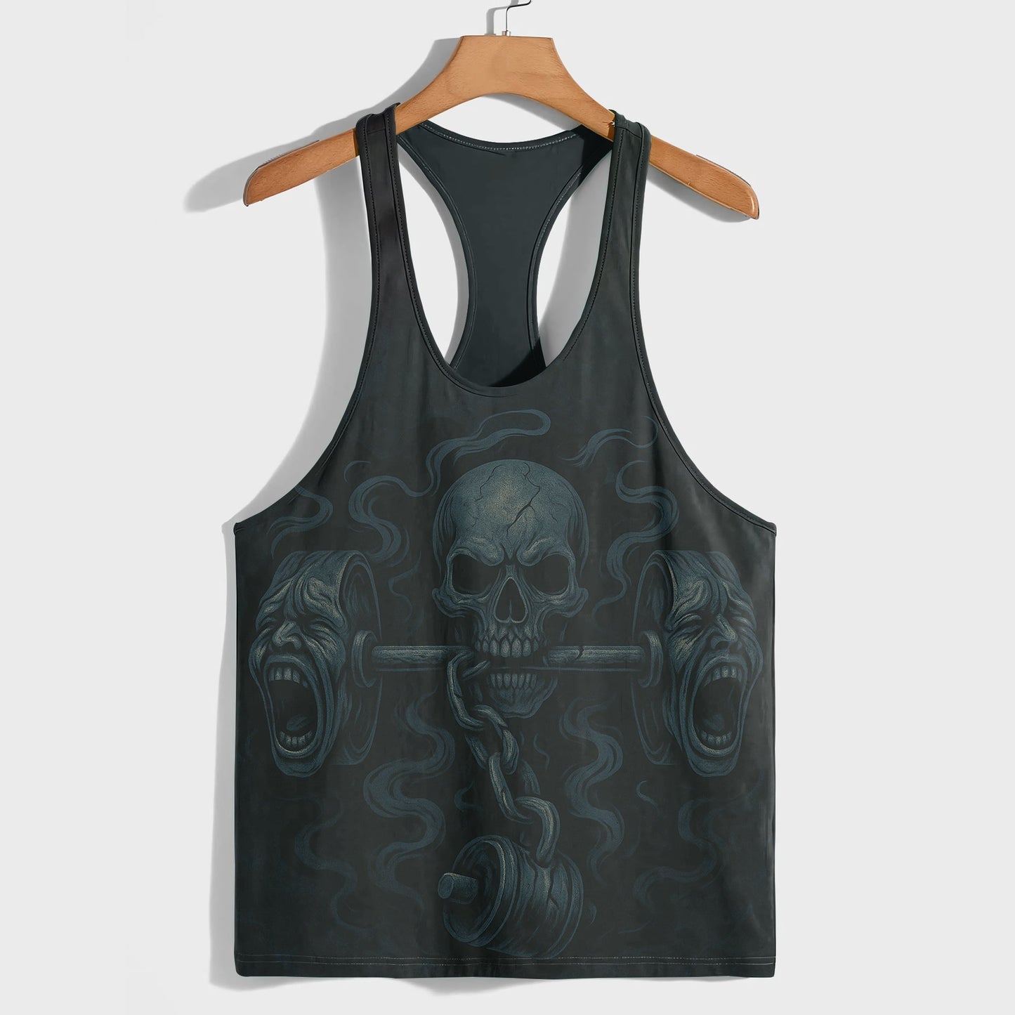 Skull 3D Racerback Tank Top- AA07562