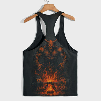 Skull 3D Racerback Tank Top- AA07567