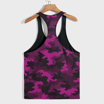 Camo Racerback Tank Top – Tactical Strength for Bodybuilders- AA07572