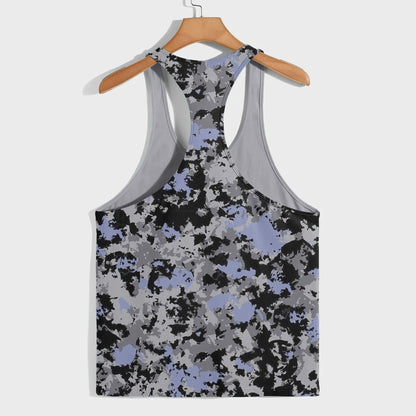 Camo Racerback Tank Top – Tactical Strength for Bodybuilders- AA07579