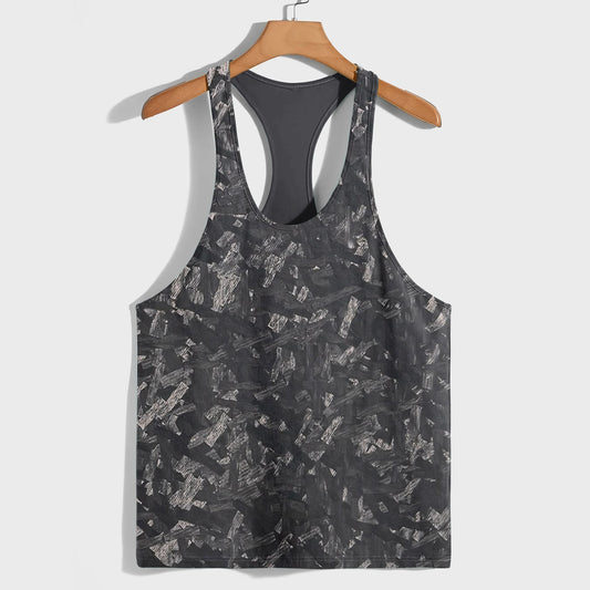 Camo Racerback Tank Top – Tactical Strength for Bodybuilders- AA07583