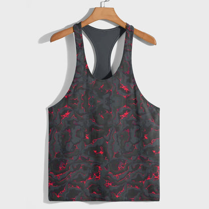 Camo Racerback Tank Top – Tactical Strength for Bodybuilders- AA07593