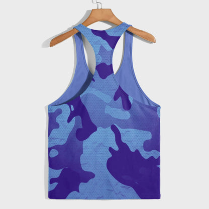 Camo Racerback Tank Top – Tactical Strength for Bodybuilders- AA07603