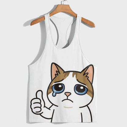 Funny Meme Racerback Tank Top- AA07687