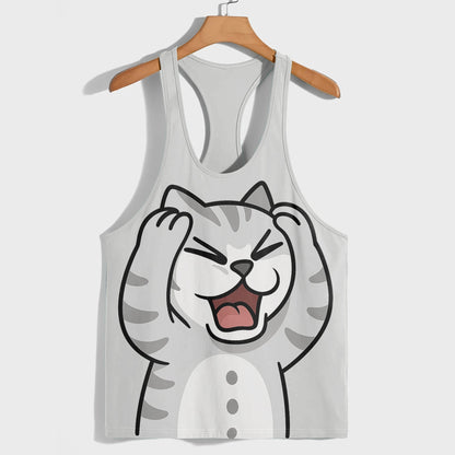 Funny Meme Racerback Tank Top- AA07690