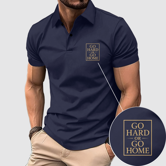 FlexFit Gym Polo Shirt: Performance & Style in Motion- AA07763