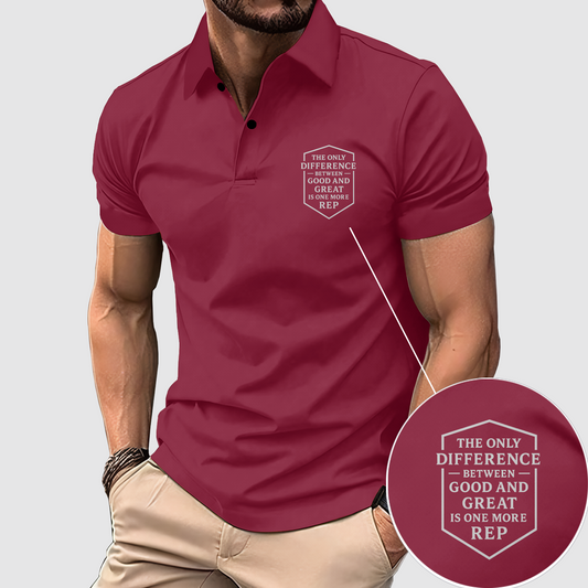 FlexFit Gym Polo Shirt: Performance & Style in Motion- AA07785