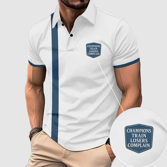 FlexFit Gym Polo Shirt: Performance & Style in Motion- AA07793