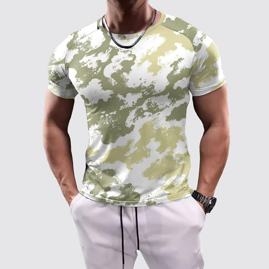 Camo Tight-Fitting Tee- AA07800