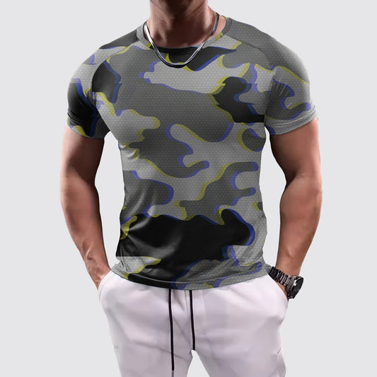 Camo Tight-Fitting Tee- AA07813