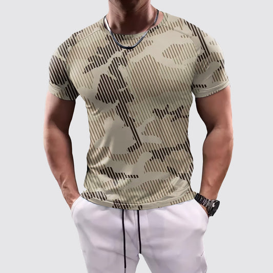 Camo Tight-Fitting Tee- AA07815