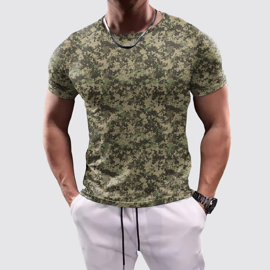 Camo Tight-Fitting Tee- AA07823