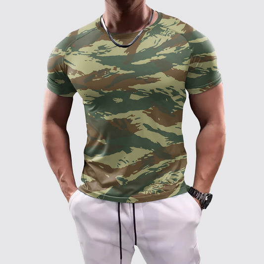 Camo Tight-Fitting Tee- AA07827