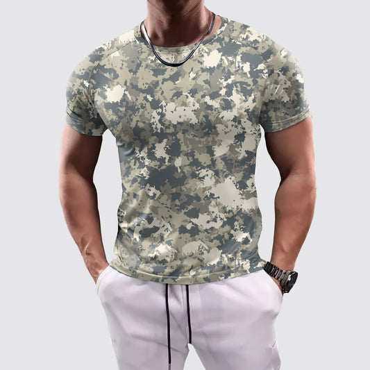 Camo Tight-Fitting Tee- AA07832