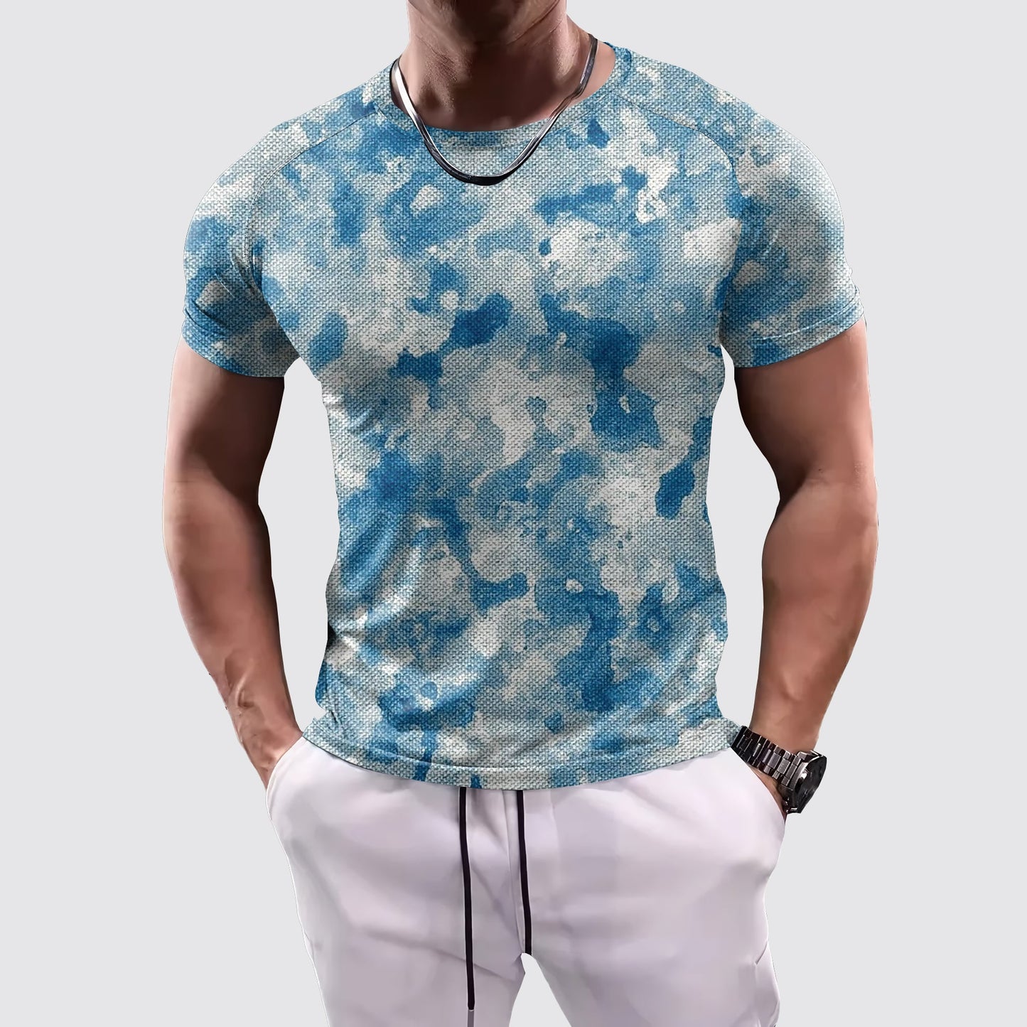 Camo Tight-Fitting Tee- AA07840