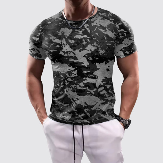 Camo Tight-Fitting Tee- AA07841