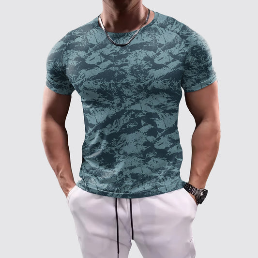 Camo Tight-Fitting Tee- AA07844