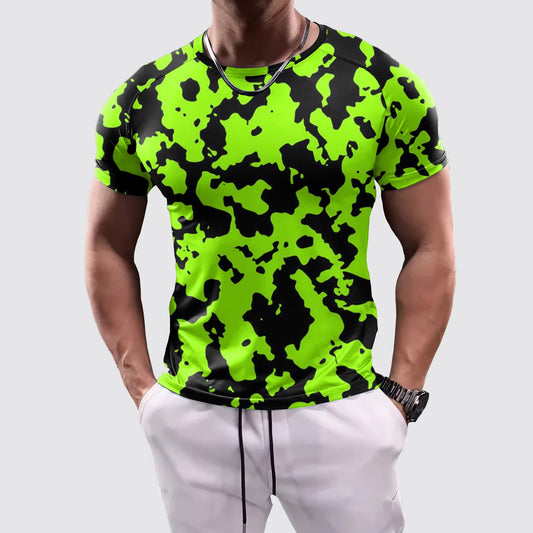 Camo Tight-Fitting Tee- AA07853