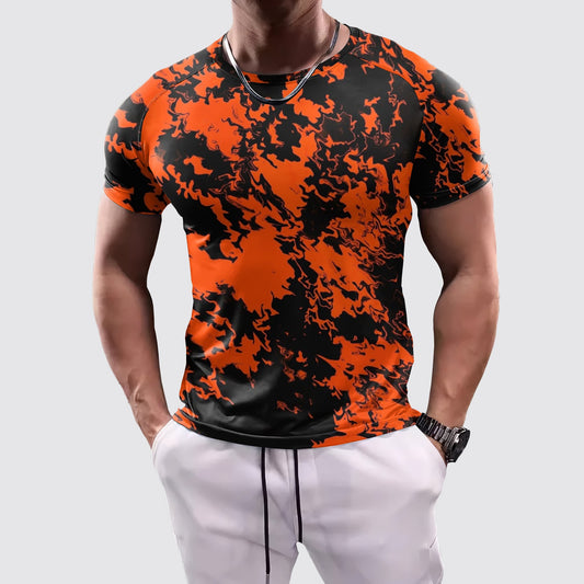 Camo Tight-Fitting Tee- AA07859