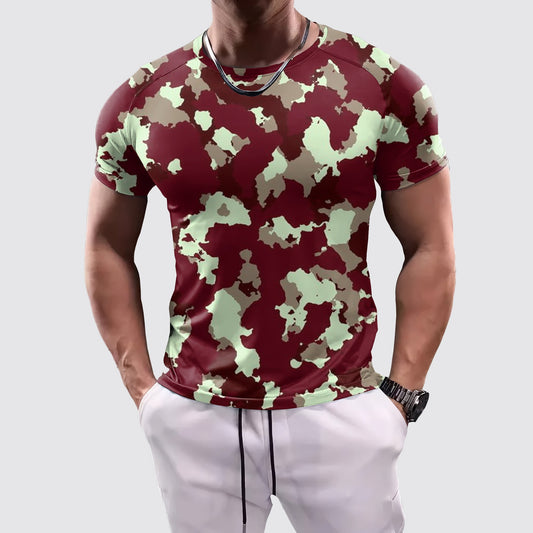 Camo Tight-Fitting Tee- AA07863