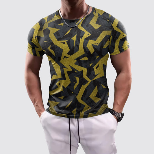 Camo Tight-Fitting Tee- AA07874