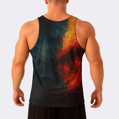 Skull Power Training Tank Top for Men- AA07891