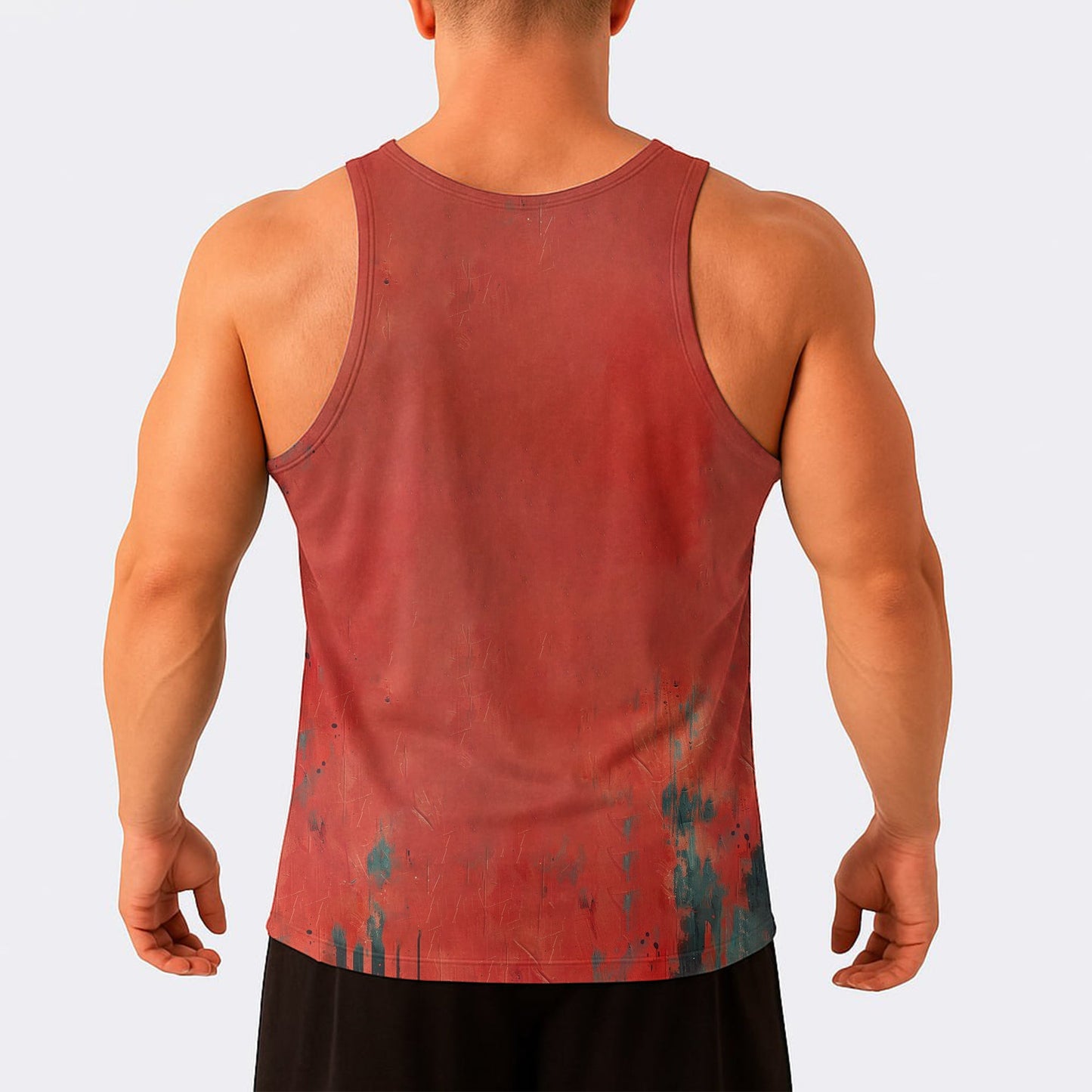 Skull Power Training Tank Top for Men- AA07894