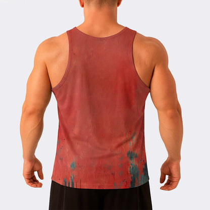 Skull Power Training Tank Top for Men- AA07894