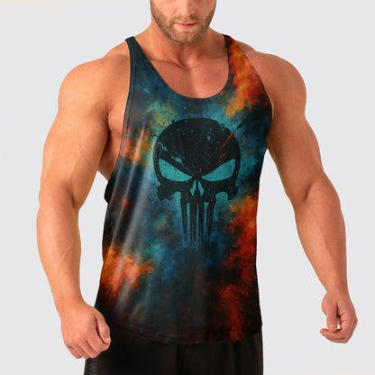 Skull Power Training Tank Top for Men- AA07899