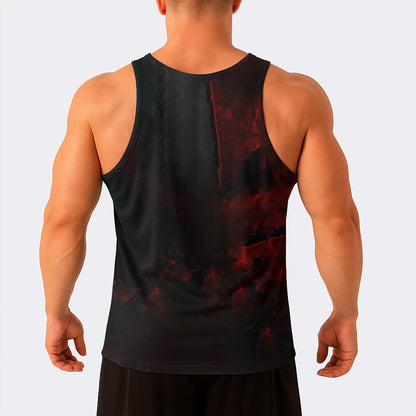 Skull Power Training Tank Top for Men- AA07900